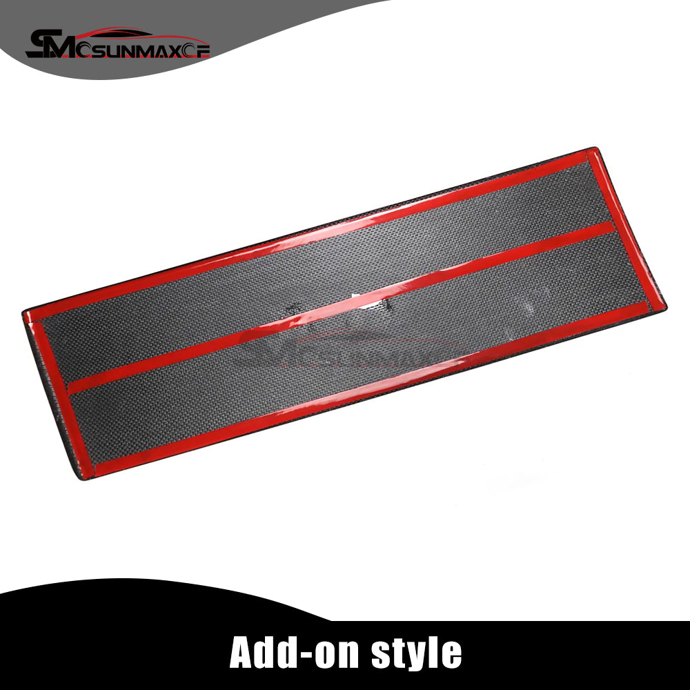 Tesla Model 3 Highland 2024 LHD Carbon Fiber Passenger Side Glove Box Panel Cover Trim