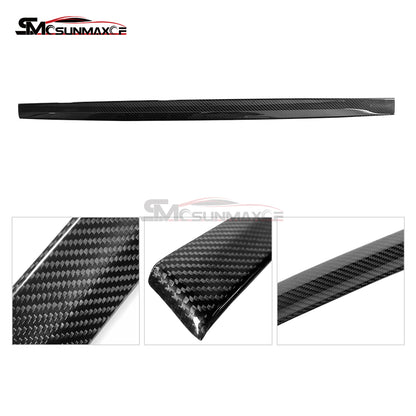 Tesla Model S 2021-2023 Dry Carbon Rear Trunk Lid Cover Trim