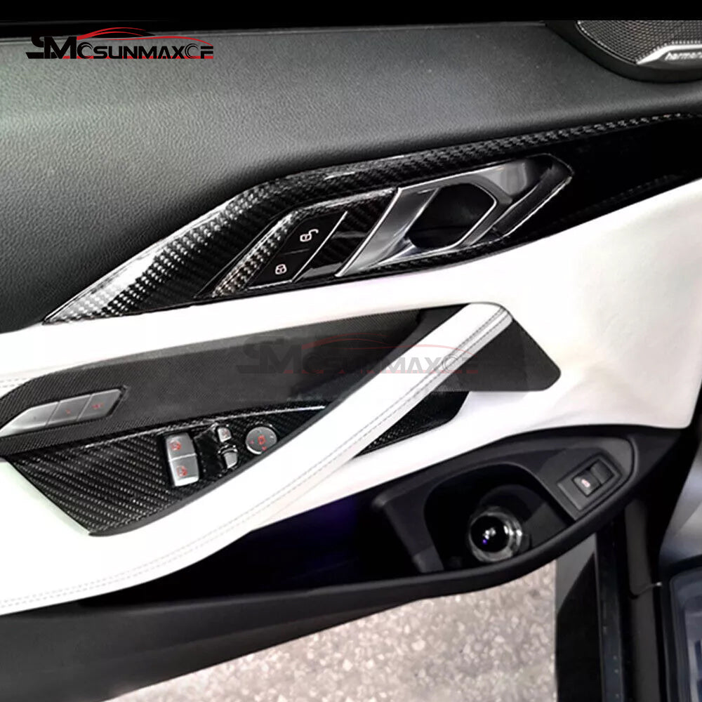 BMW 4 Series G22 G23 G24 Carbon Fiber Door Handle Frame Cover (2021)