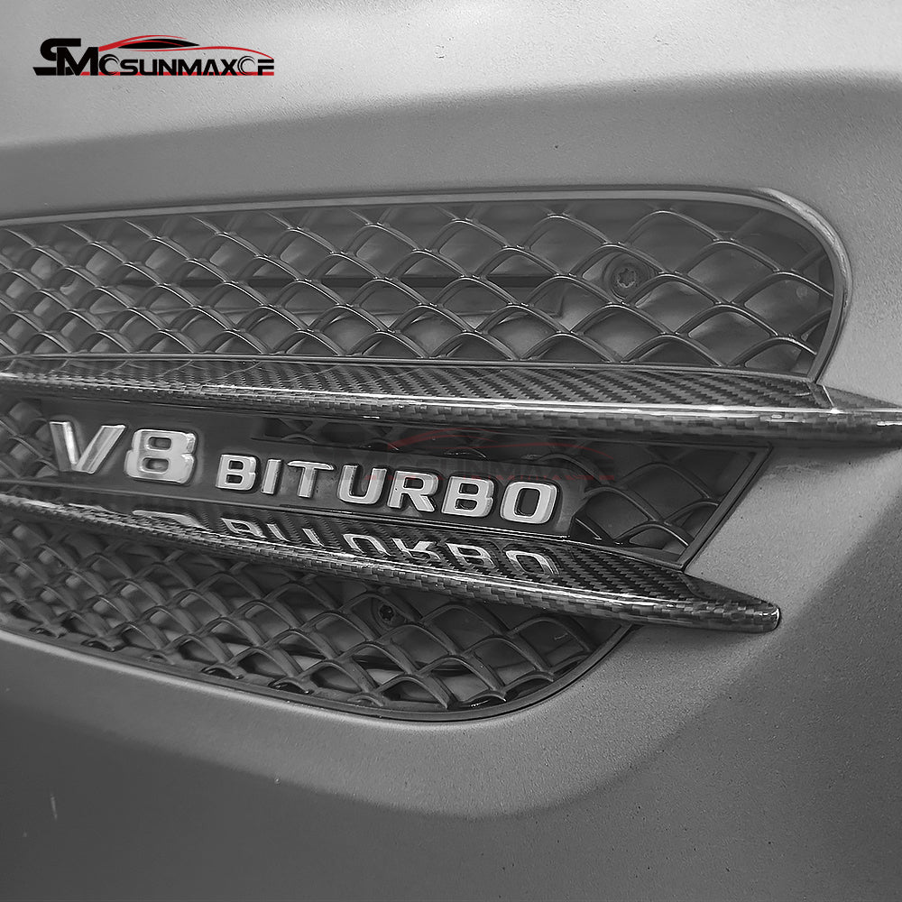 Carbon Fiber Side Fender Air Vent Cover for Mercedes AMG GT/GTS/GTR/GTC (2015-2023)