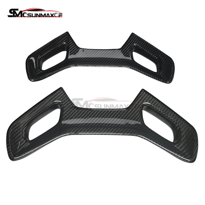 Real Carbon Fiber Seat Headrest Frame Cover for Mercedes AMG GT/GTS/GTR/GTC (2015-2023)