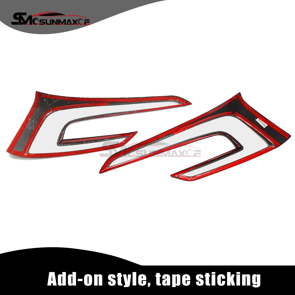 Tesla Model 3 Highland 2024 Carbon Fiber Taillight Frame Covers (2PCS)