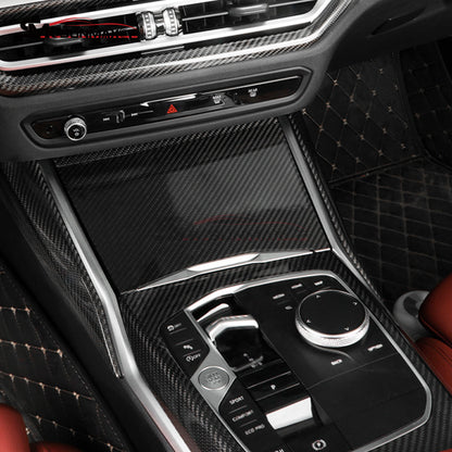 BMW 2 3 4 Series G20 G22 G42 G80 G82 Carbon Fiber Gear Shift Panel Cover
