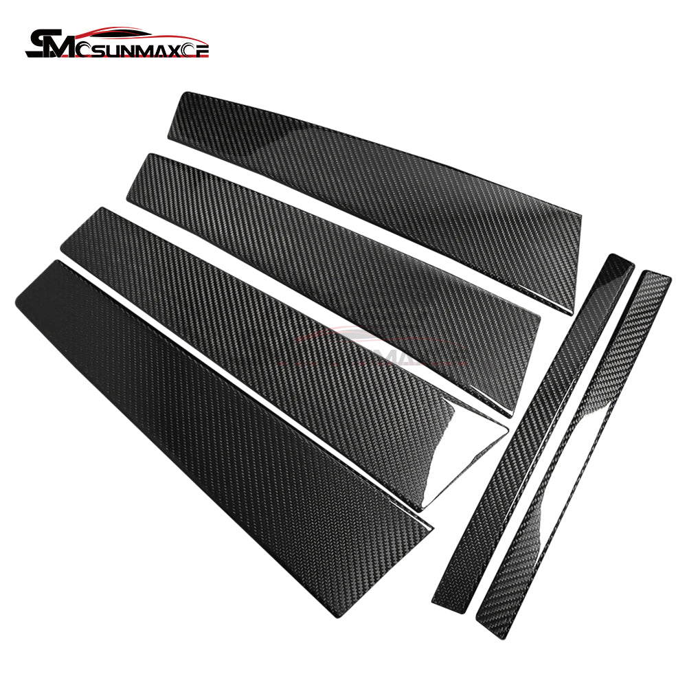 BMW 3 Series G20 330i M340i Carbon Fiber B-Pillar Cover (2019-2020)