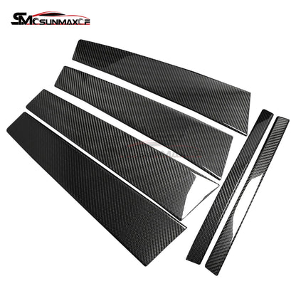 BMW 3 Series G20 330i M340i Carbon Fiber B-Pillar Cover (2019-2020)