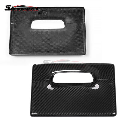 Tesla Model 3 Highland 2024 Carbon Fiber Center Console Touchscreen Cover Trim