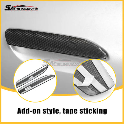 Porsche 911 992 Carbon Fiber Door Handle Stickers (2019-2024)