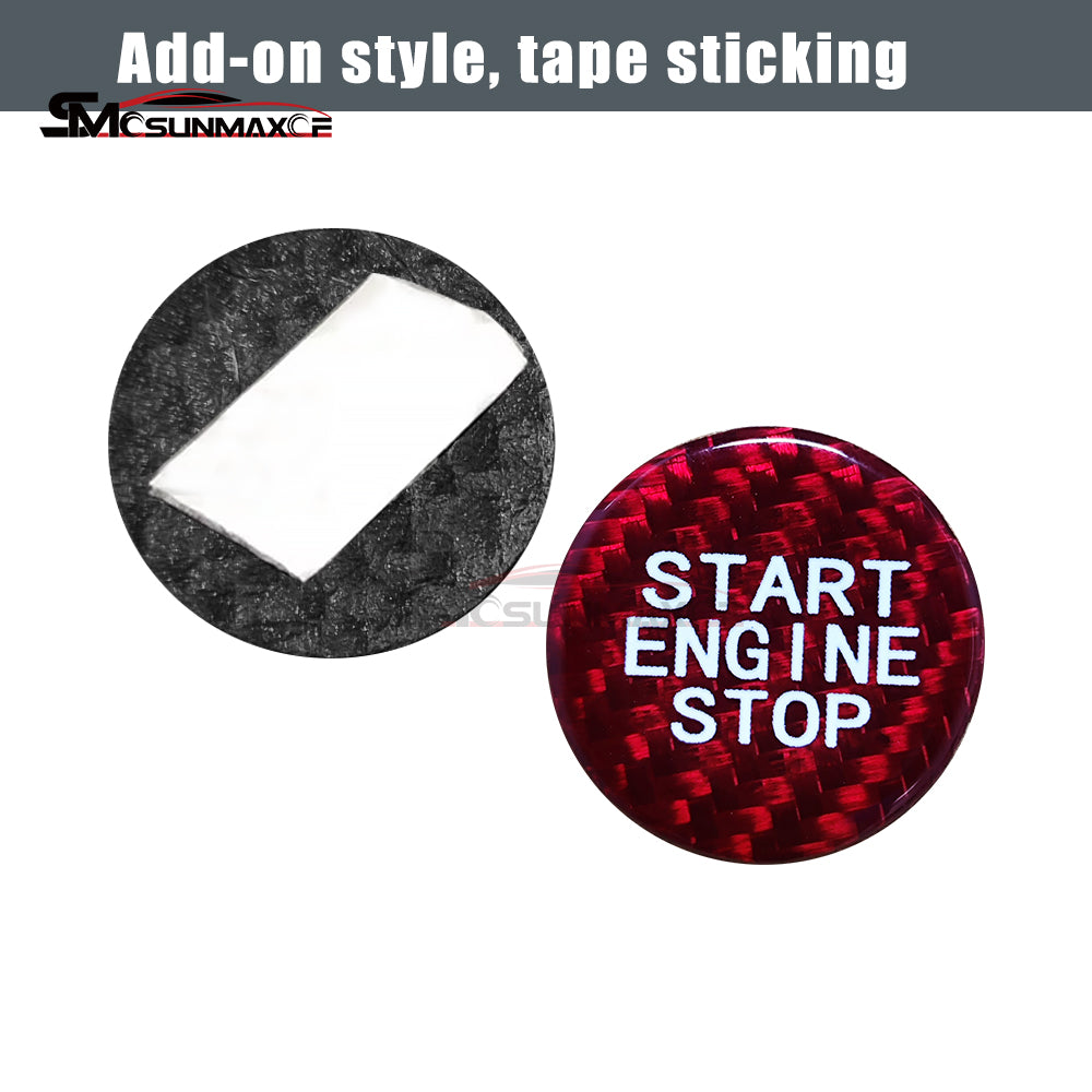 BMW 2 3 4 Series G20 G80 G82 G83 Carbon Fiber Start Stop Button Cover (2020-2024)