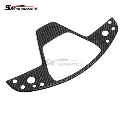 Tesla Model S/X 2021-2023 Real Carbon Fiber Steering Wheel Panel Cover Trim