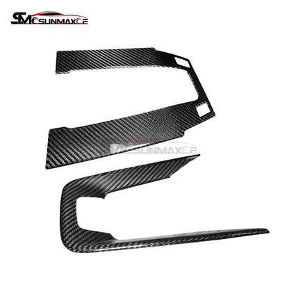 Porsche 911 992 Carbon Fiber Center Console Sticker (2019-2024)