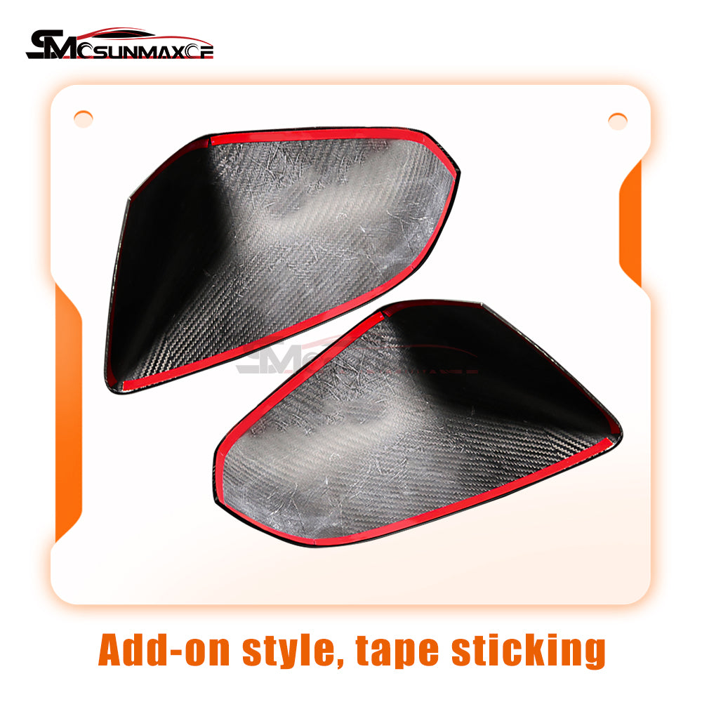 Tesla Model 3 Carbon Fiber Side Mirror Caps (2017-2024)