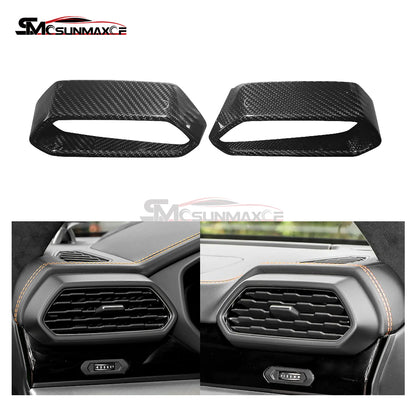 Lamborghini Urus Carbon Fiber Dashboard Air Vent Panel Cover (2018-2025)