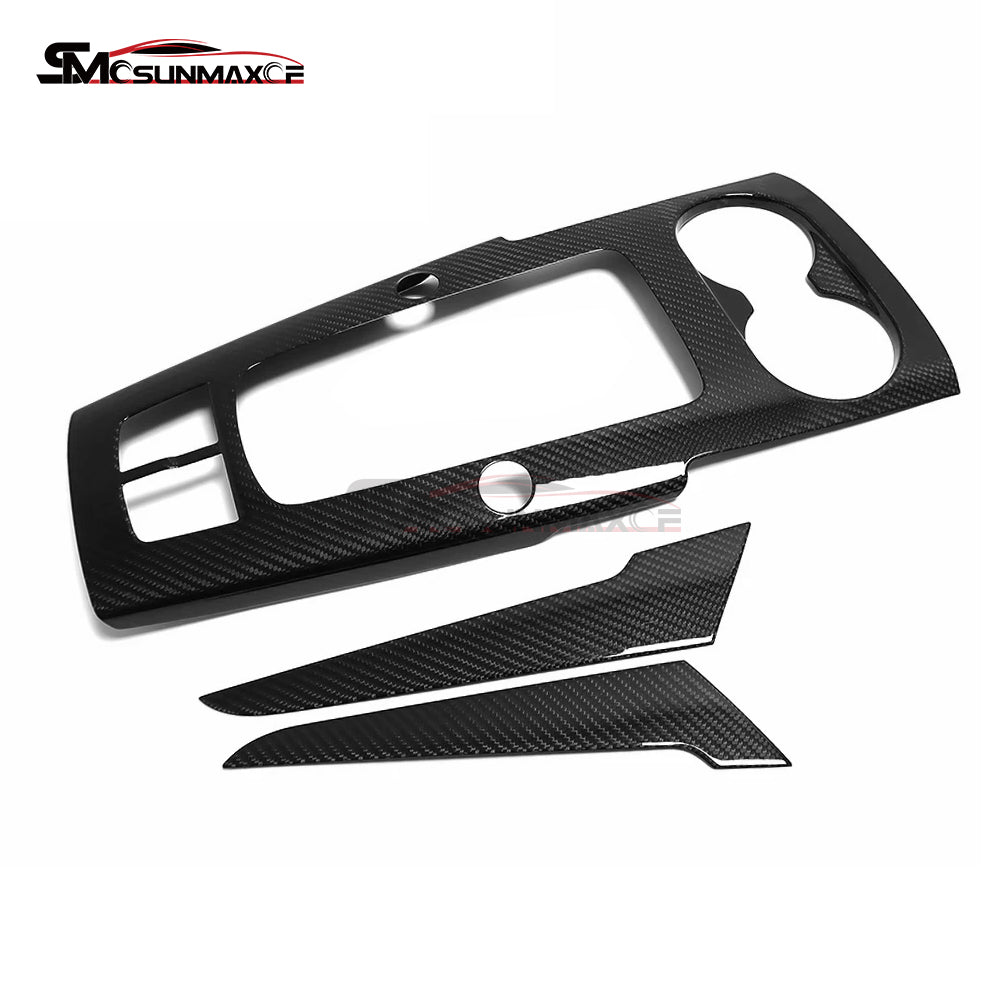 Audi A3 8V S3 RS3 Carbon Fiber Gear Shift Panel Trim Cover (LHD, 2012-2020)