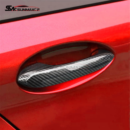 BMW 3 4 5 6 7 8 X Series Carbon Fiber Door Handle Cover