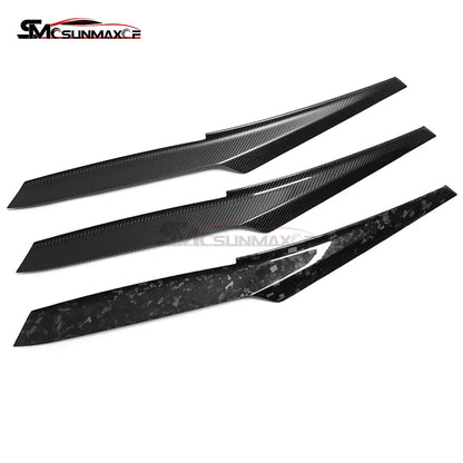 BMW 3 4 Series G20 G21 G22 Carbon Fiber Center Console Dashboard Trim (2022-2023)