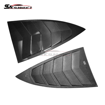 Carbon Fiber Rear Side Window Louvers Cover for Mercedes AMG GT/GTS/GTR (2015-2023)