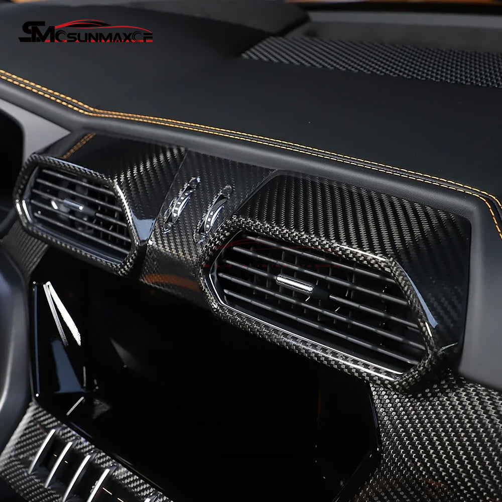 Lamborghini Urus Carbon Fiber Dashboard Air Vent Panel Cover (2018-2025)