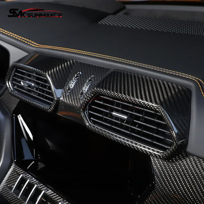 Lamborghini Urus Carbon Fiber Dashboard Air Vent Panel Cover (2018-2025)
