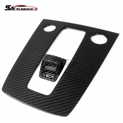 Audi A3 8Y S3 RS3 Carbon Fiber Gear Shift Knob Panel Cover (2021-2024)
