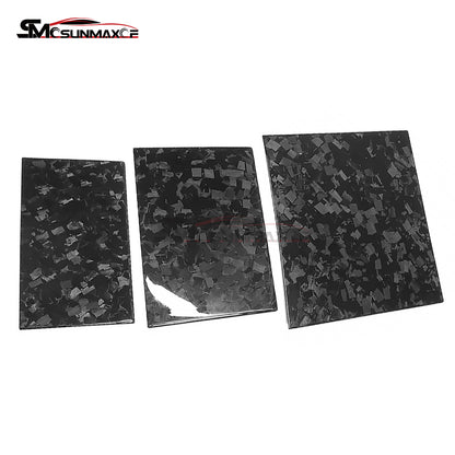 Tesla Model 3 Highland 2024 Forged Carbon Fiber Center Console Covers (3PCS)