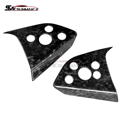 Tesla Model 3 Highland 2024 Forged Carbon Fiber Steering Wheel Trim Cover