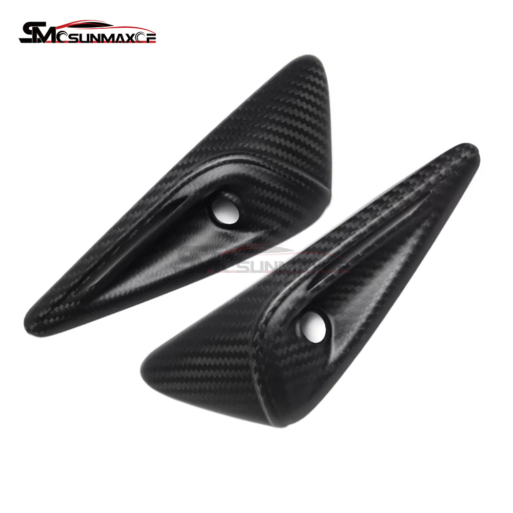 Tesla Model 3 Highland 2023-2024 Real Carbon Fiber Turn Signal Side Fender Camera Cover