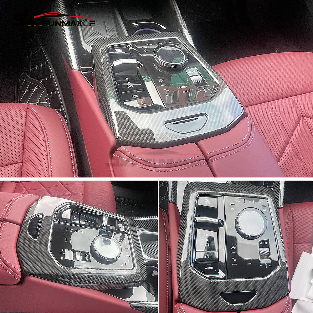 BMW 5 Series i5 M60 G60 G68 Carbon Fiber Center Console Cover (2024)