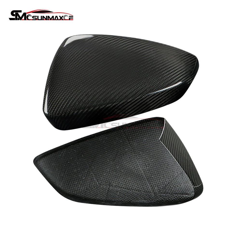 Audi A3 8Y S3 RS3 Carbon Fiber Side Mirror Covers (LHD, 2021-2024)