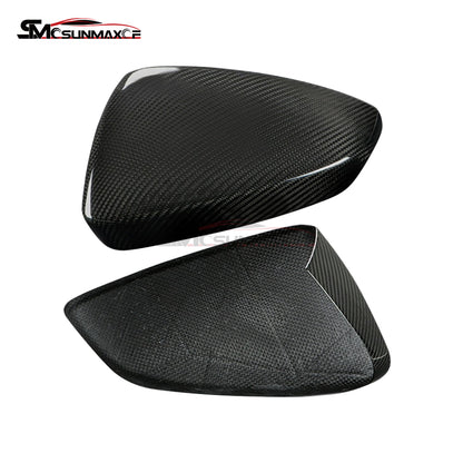 Audi A3 8Y S3 RS3 Carbon Fiber Side Mirror Covers (LHD, 2021-2024)