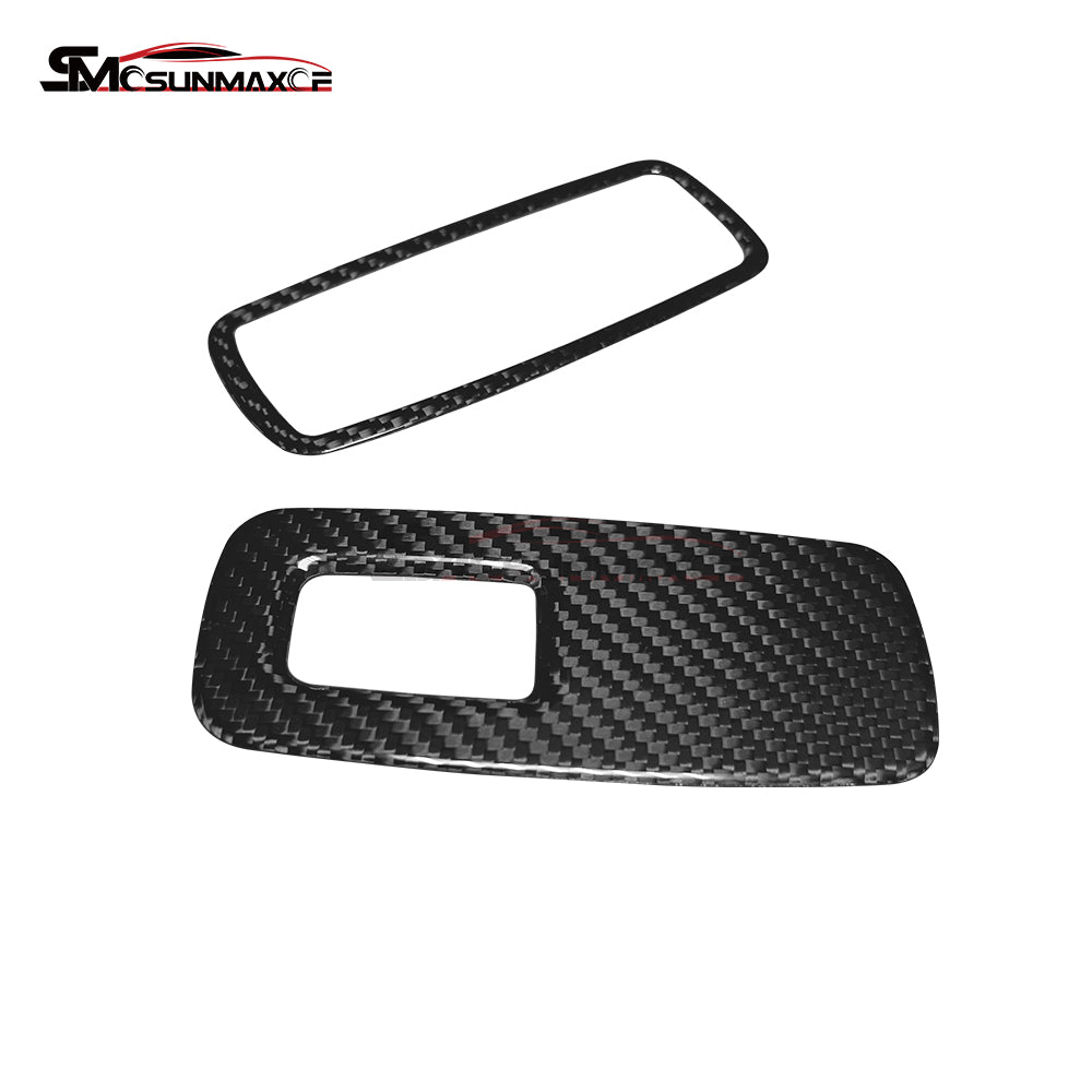 Carbon Fiber Window Lift Switch Decals for Porsche 911 992 (2019-2024)