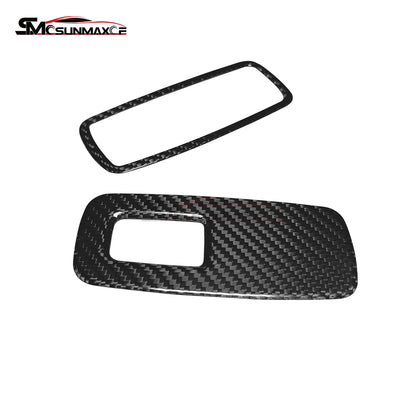 Carbon Fiber Window Lift Switch Decals for Porsche 911 992 (2019-2024)
