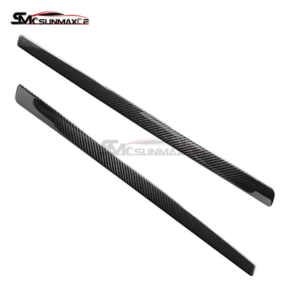 Carbon Fiber Door Panel Strip Covers for Mercedes AMG GT/GTS/GTR (2015-2023)