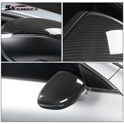 Mercedes-Benz A-Class CLA W177 V177 C118 A35 A45 Carbon Fiber Side Mirror Covers (LHD, 2020-2023)