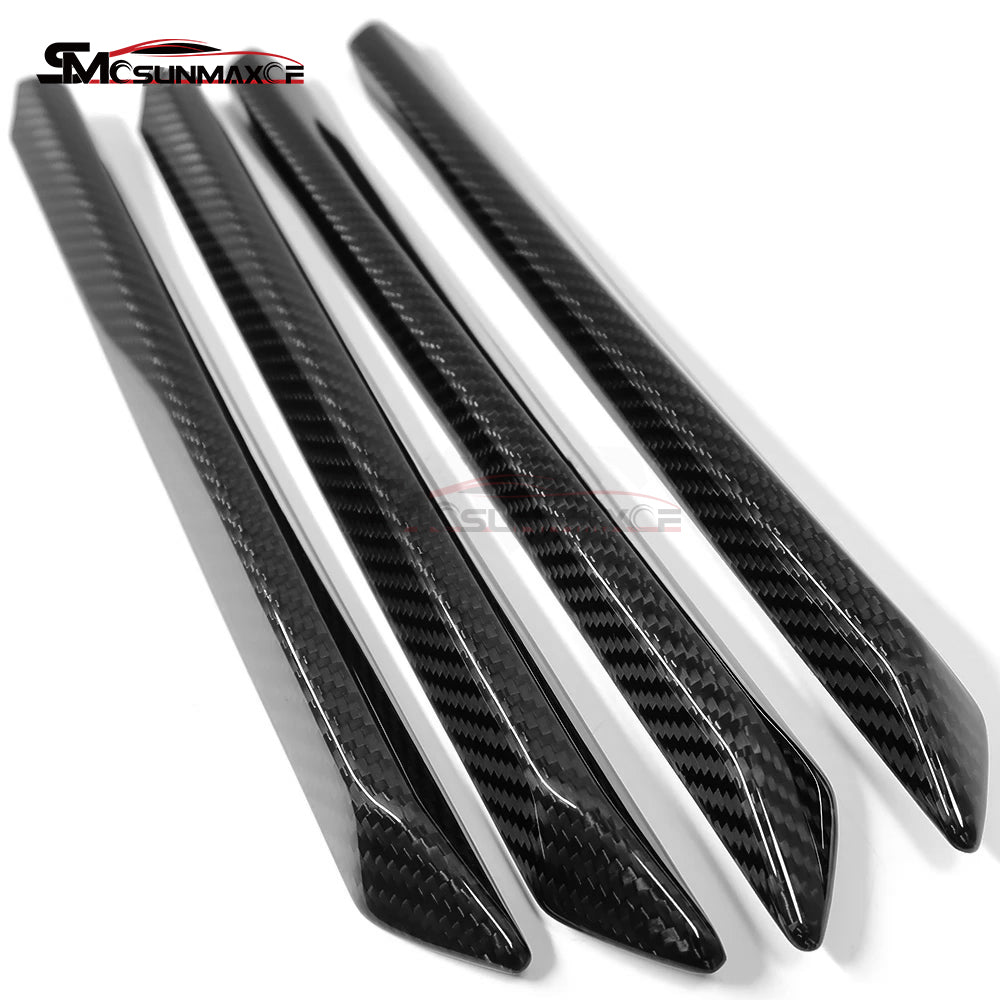 Audi A3 S3 RS3 8Y Carbon Fiber Door Panel Trim (4PCS, 2021-2024)
