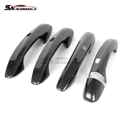 Mercedes-Benz C E S Class W205 W213 X253 W222 GLC W177 V177 C118 Carbon Fiber Door Handle Trim