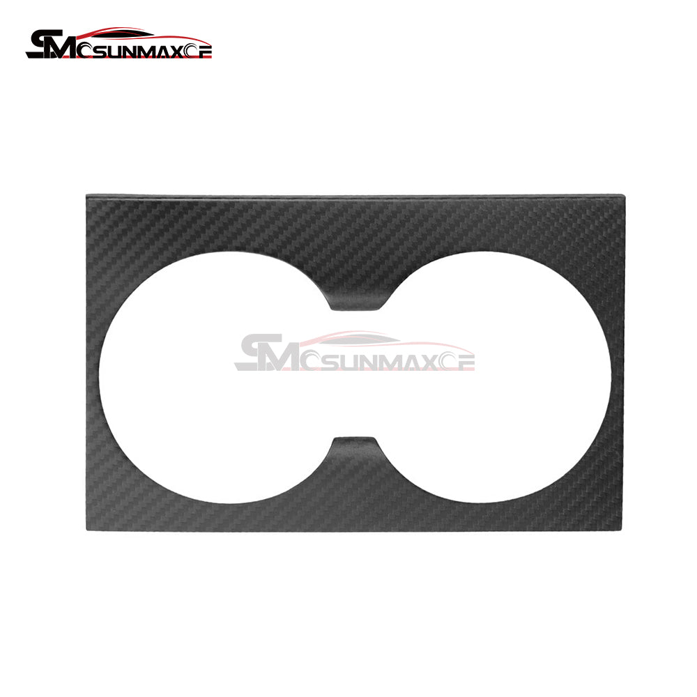 Tesla Model 3 Highland 2024 Real Carbon Fiber Center Console Cup Holder Panel Cover