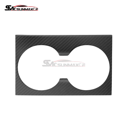 Tesla Model 3 Highland 2024 Real Carbon Fiber Center Console Cup Holder Panel Cover