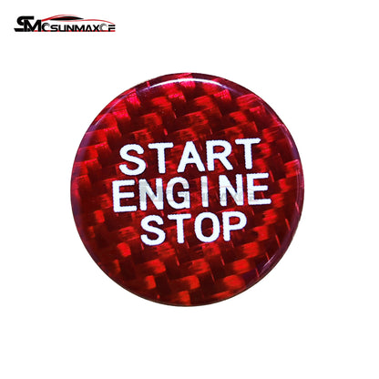 BMW 2 3 4 Series G20 G80 G82 G83 Carbon Fiber Start Stop Button Cover (2020-2024)