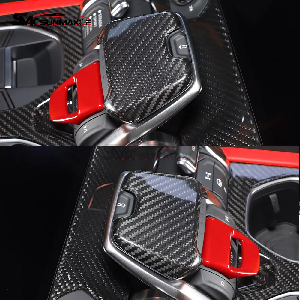 Lamborghini Urus Carbon Fiber Gear Knob Cover (2018-2025)