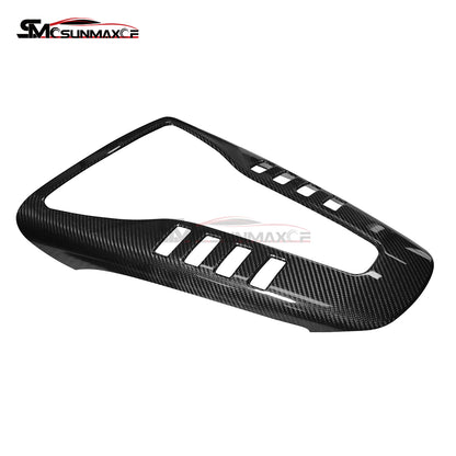 Carbon Fiber Center Console Panel Cover for Mercedes AMG GT/GTS/GTR (2019-2023)