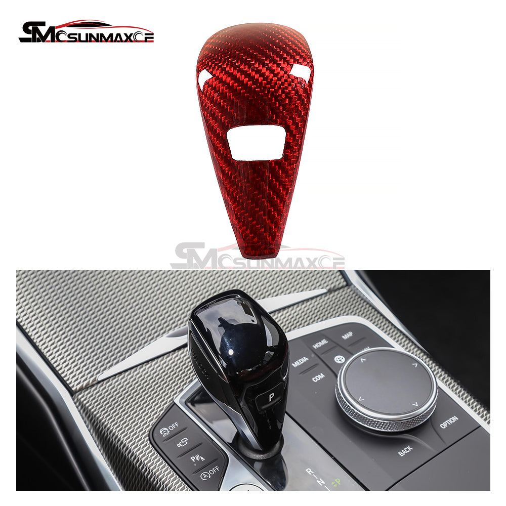 BMW 3 & 4 Series G20 G21 G22 G23 G26 Carbon Fiber Gear Knob Cover (2020)