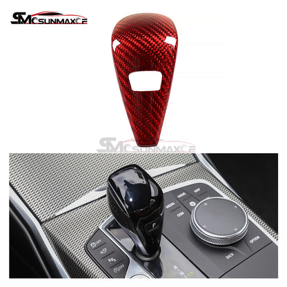 BMW 3 & 4 Series G20 G21 G22 G23 G26 Carbon Fiber Gear Knob Cover (2020)