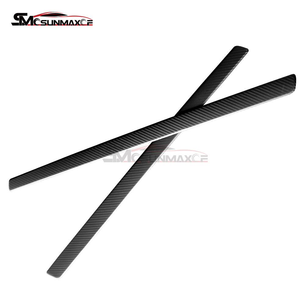 Carbon Fiber Door Panel Strip Covers for Mercedes AMG GT/GTS/GTR (2015-2023)