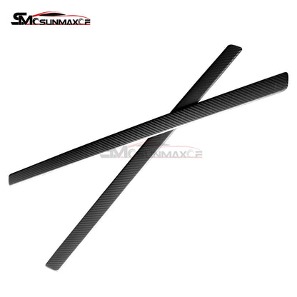 Carbon Fiber Door Panel Strip Covers for Mercedes AMG GT/GTS/GTR (2015-2023)