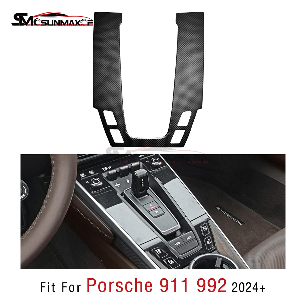 Porsche 911 992 Carbon Fiber Shift Panel Sticker (2019-2024)