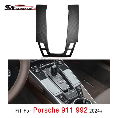 Porsche 911 992 Carbon Fiber Shift Panel Sticker (2019-2024)