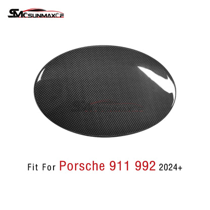 Porsche 911 992 Carbon Fiber Fuel Tank Cap Trim (2019-2024)