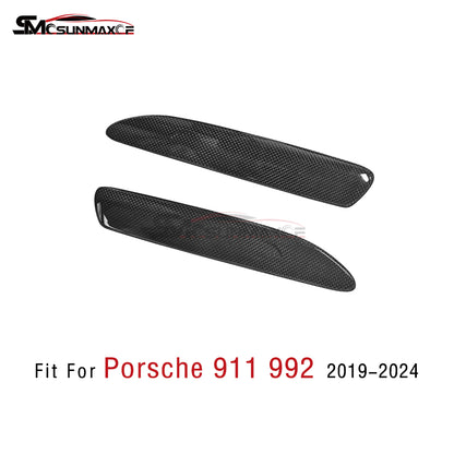 Porsche 911 992 Carbon Fiber Door Handle Stickers (2019-2024)