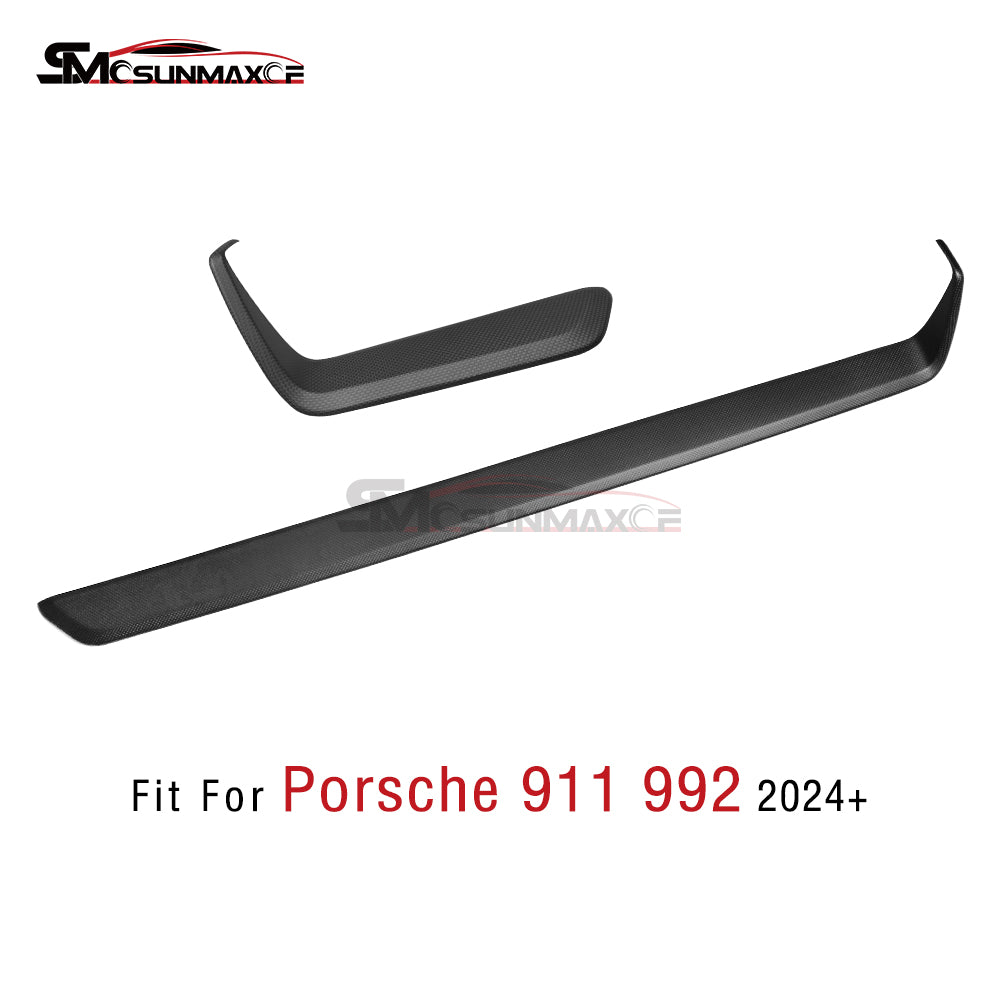 Porsche 911 992 Carbon Fiber Center Console Cover (2019-2024)