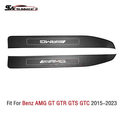 Mercedes-Benz AMG GT Carbon Fiber Door Sill Stickers (2015-2023)